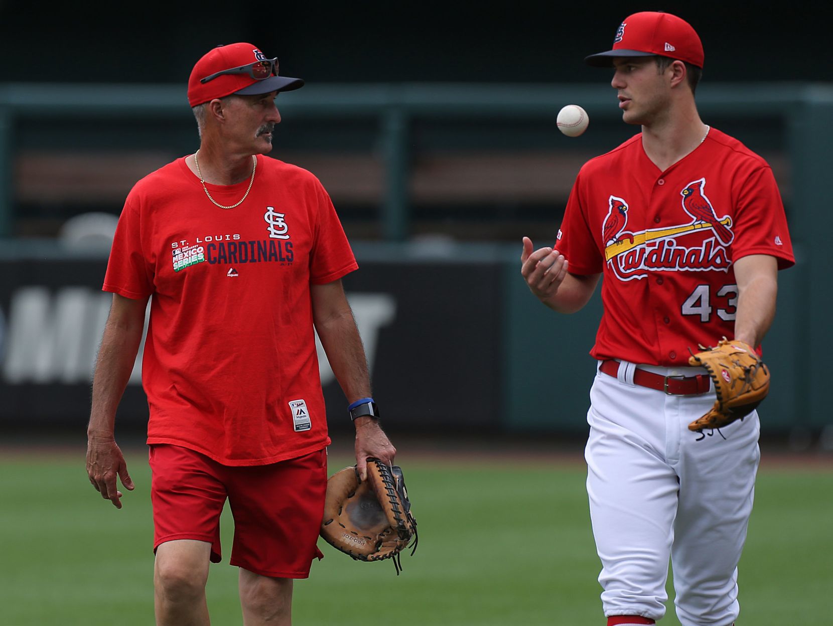 Cardinals work out after All Star break